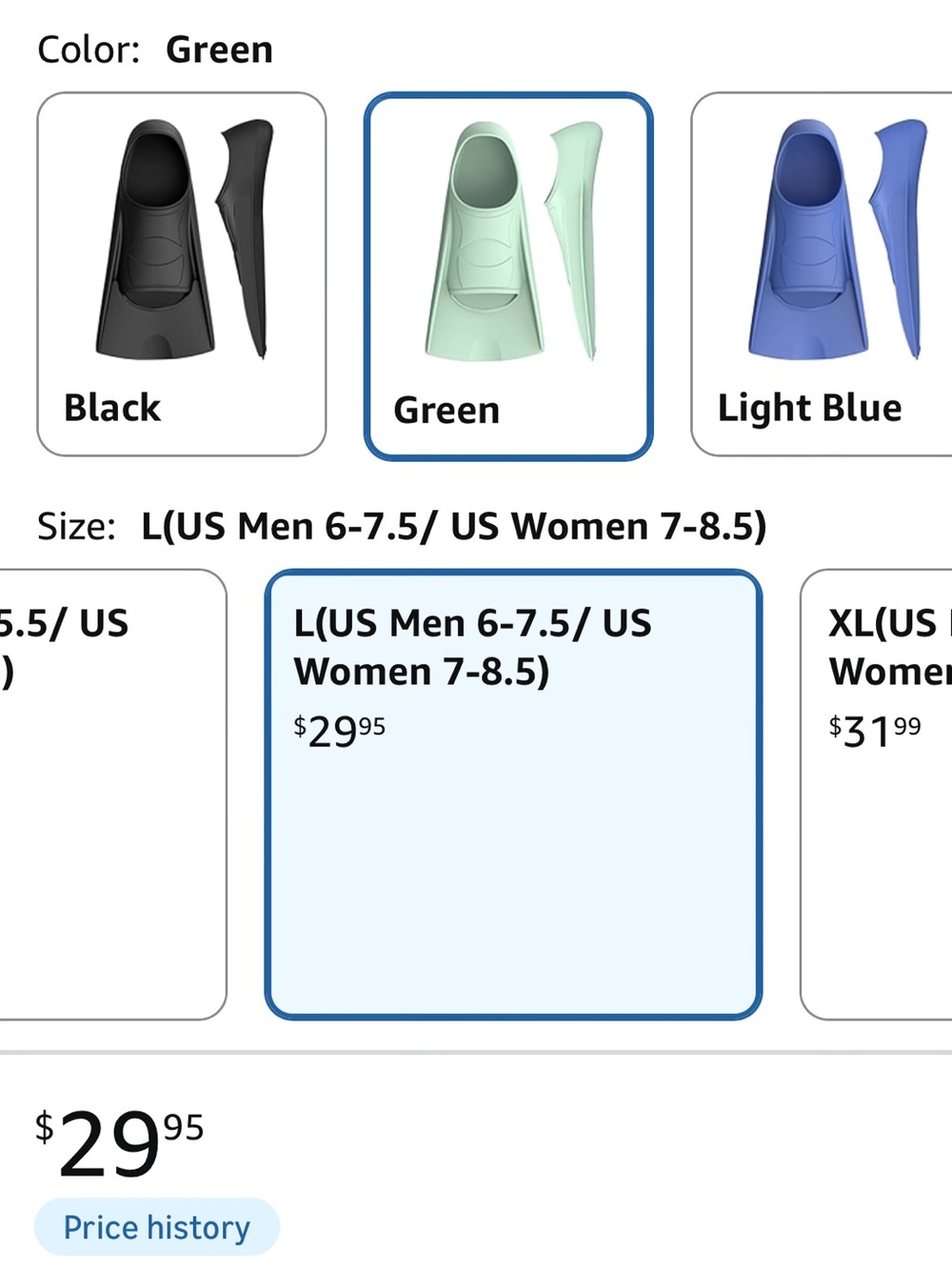 Arena Yellow Swim Cap + Aqua Green Short Fins+ Speedo Paddles - Picture 9 of 11